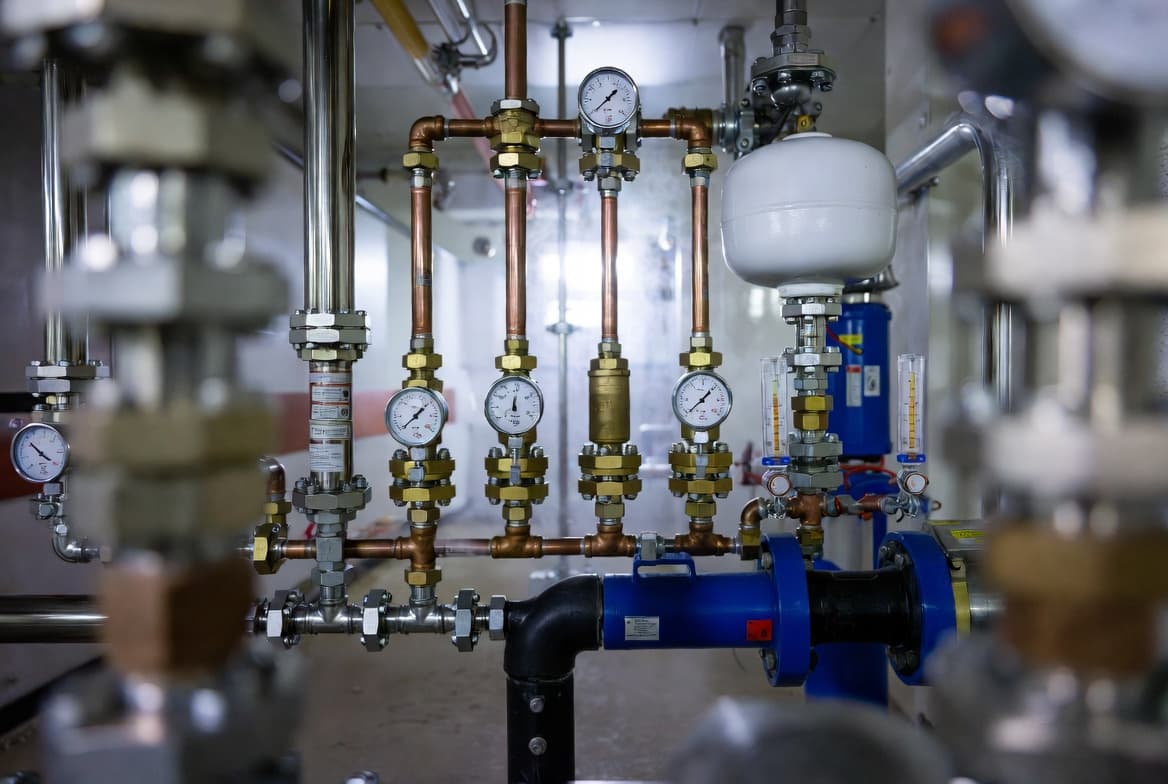 Detaylı Boru ve Vana Sistemleri (Hastane/Ofis Projesi)